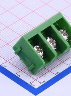 9500-3P绿色 栅栏式接线端子 接线端子 9.5MM间距 3PIN 插件,P=9.