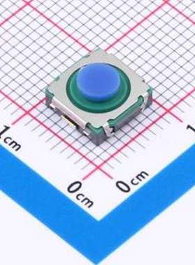 TVFU13-040OU-R 轻触开关 8X8汽车开关/翘脚/4.0H/1000gf/黑底硅