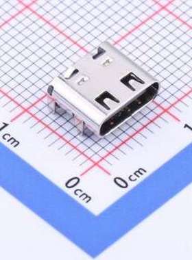 U263-163N-4BS1735 USB连接器 Type-C 母 卧贴 SMD