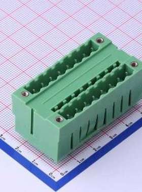 KF2EDGVHM-5.08-2*8P 插拔式接线端子 螺丝固定 5.08mm 插件,P=5.