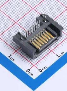 XUTS-0711-0253 线对板针座 间距:1.27mm 插件,P=1.27mm
