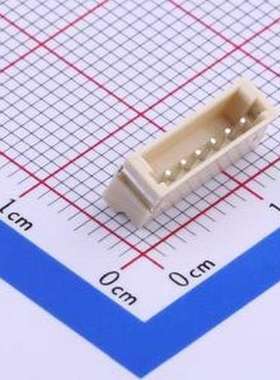 HX15001-6AWB 线对板针座 1x6P 间距:1.5mm 卧贴 SMD,P=1.5mm,卧