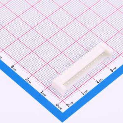 XD-HY-16A 线对板针座 1x16P 间距:2mm 直插 插件,P=2mm