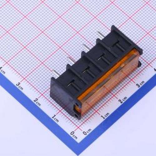 DBT50G-8.25-4P-BK-P 栅栏式接线端子 8.25mm 1x4P 每排P数:4 排