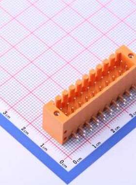 KF2EDGERM-3.5-2*10P 插拔式接线端子 3.5mm 2x10P 排数:2 每排P