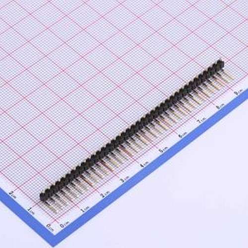 X6511WR-37H-C60D30R1 排针 1x37P 间距:2.54mm 方针 弯插,P=2.54