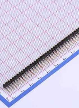 X6511WR-37H-C60D30R1 排针 1x37P 间距:2.54mm 方针 弯插,P=2.54