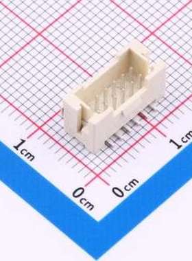 HDGC1500WVA-S-2X6P 线对板针座 DHGC1.5带扣立贴 2X6P SMD,P=1.5