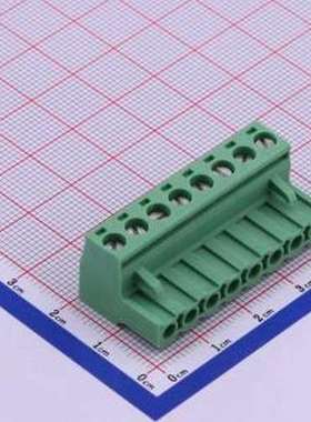 1754562 插拔式接线端子 5mm 1x8P 排数:1 每排P数:8 P=5mm