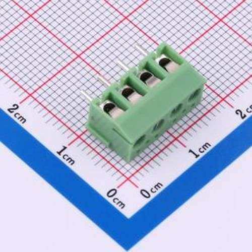 XY340V-3.81-4P 螺钉式接线端子 1x4P 3.81mm 直插 排数:1 每排P