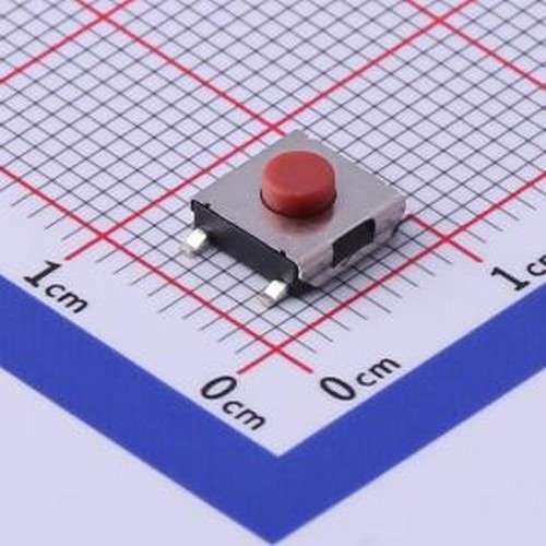 K2-1157SP-C3SW-01 轻触开关 6×6×3.1 4P 160G不锈钢弹片红色按