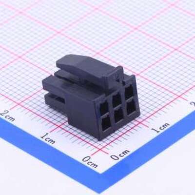 794617-6 胶壳(线对板/线对线) 3mm 2x3P P=3mm