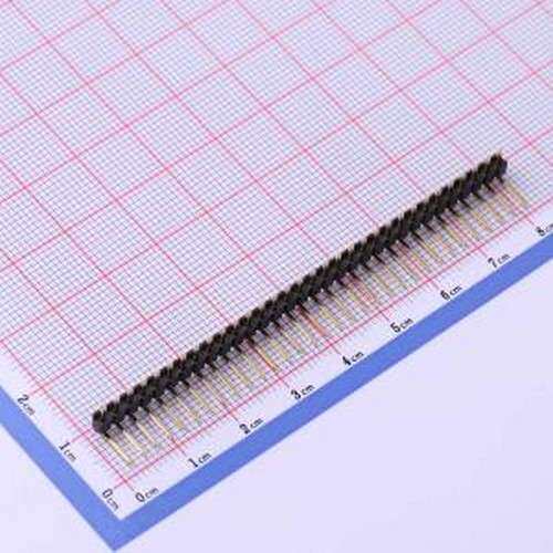 X6511WR-32H-C60D30R1 排针 1x32P 间距:2.54mm 方针 弯插,P=2.54