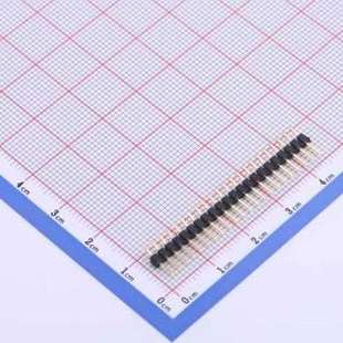 2mm 卧贴 C40D28 P=2mm SMD 方针 间距 1x22P 排针 22I X4611WRS