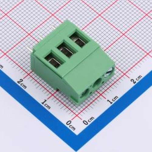 DG129-5.08-03P-14-100A(H) 螺钉式接线端子 5.08mm 1x3P 排数:1