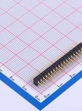 PZ200-2-19-Z-C 排针 2x19P 间距:2mm 圆针 直插 插件,P=2mm