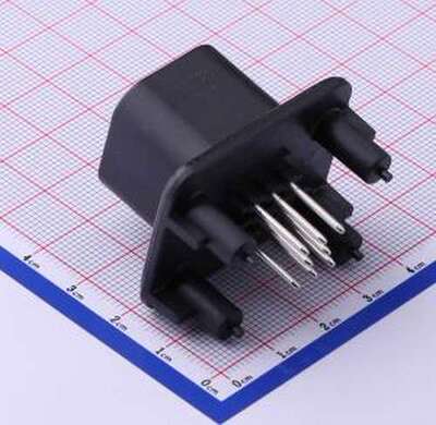 776276-1 线对板针座 间距:4mm 直插 插件,P=4mm