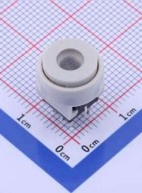 K6-6136D04-N1 轻触开关 绿色无锁带灯开关 插件