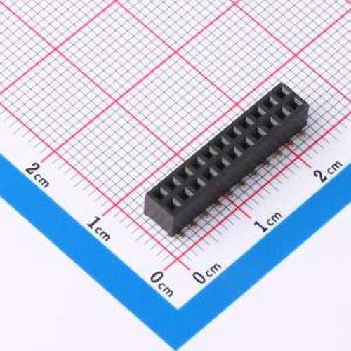 HDGCPH2.0-PMS-02-11 排母 2.0x4.3 双排SMT排母 2x11P SMD,P=2mm