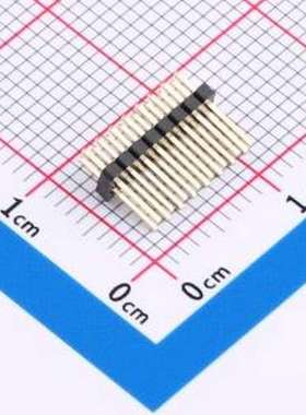 PZ127V-12-16-0720 排针 排针间距1.27mm 2x08P 直插 插件,P=1.27