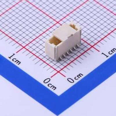 X1002WVS-06E-LPSWHF 线对板针座 1x6P 间距:1mm 立贴 SMD,P=1mm