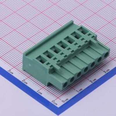 JL2EDGKA-50807G01 插拔式接线端子 1x7P 5.08mm 排数:1 每排P数: