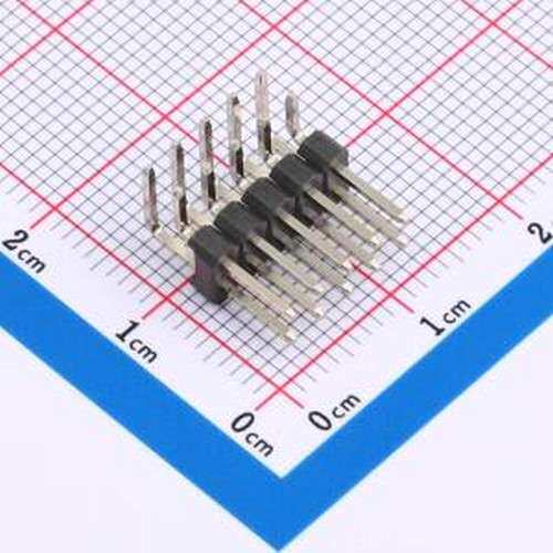 PH2.54-07-05PWS 排针 2x5P 间距:2.54mm 方针 弯插 弯插,P=2.54m