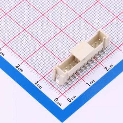 WF-1E200B11P 线对板针座 间距2.0mm 带扣 立贴 1x11P SMD,P=2mm