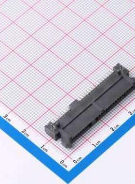 XUTS-2205-0429 金手指连接器 SATA15+7PIN板上接触母座 H4.2MM S