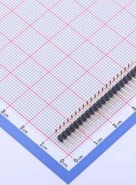 X4611WR-21I-C40D28 排针 1x21P 间距:2mm 方针 弯插,P=2mm
