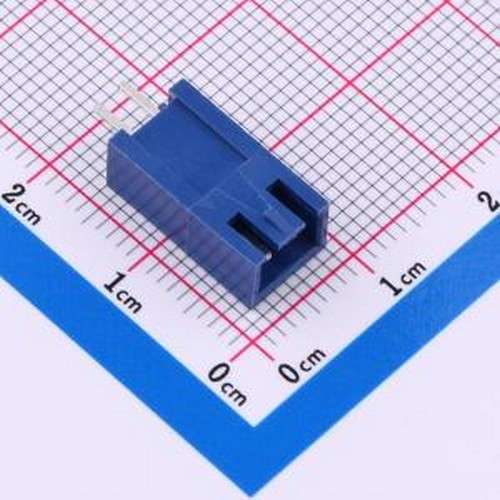 TJC3B-H-2AS-BL 线对板针座 1x2P 间距:2.5mm 直插 插件,P=2.5mm