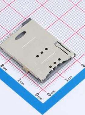 XDSM-0081-011 SIM卡连接器 自弹式 SMD