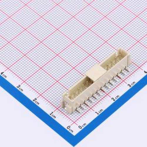 WF-1E254B13P 线对板针座 间距2.54mm 带扣 立贴 1x13P SMD,P=2.5
