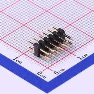 排针 2x6P 插件 2x06I P=2mm 方针 C40D28 2mm X4621WV 间距