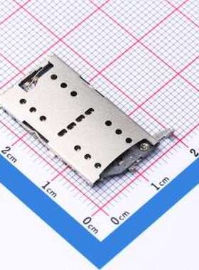 MCS-110 SIM卡连接器 卡托式 卡座 SMD