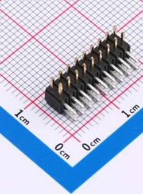 X4621WR-2x09B-C40D28 排针 2x9P 间距:2mm 方针 插件,P=2mm