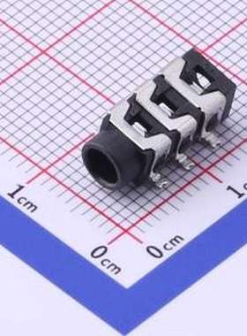 PJ-313D-B-SMT 音频连接器(耳机) 3.5mm耳机座 SMD