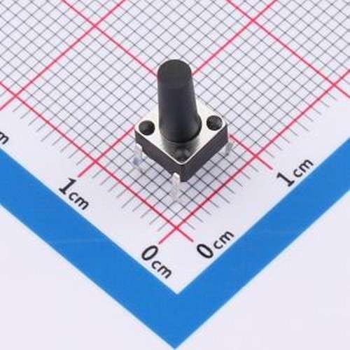 TS013-CBW1EH12.0 轻触开关 6*6*12.0mm 直插 180GF 轻触开关 插