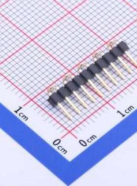 X4611WVS-10I-C40D44R1 排针 1x10P 间距:2mm 方针 SMD,P=2mm
