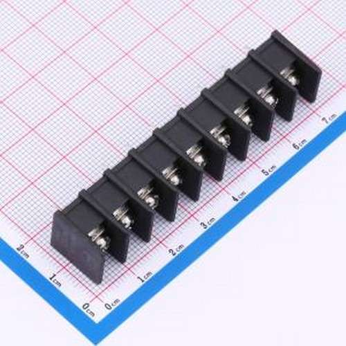 MX25C-7.62-09P-BK01-Cu-S-A 栅栏式接线端子 7.62mm 1x9P 中脚