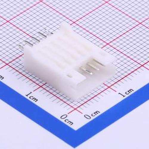 HX20007-5BH 线对板针座 1x5P 间距:2mm 直插 系列:PH 插件,P=2mm