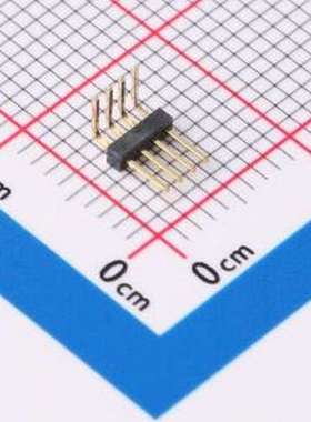 GPCB101-0402A003C1AA 排针 1x4P 间距:1mm 方针 弯插 弯插,P=1mm