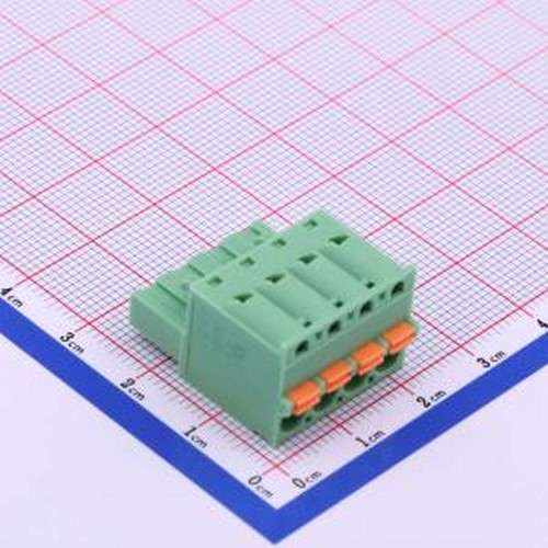 KF2EDGKD-5.0-4P 插拔式接线端子 5mm 1x4P 排数:1 每排P数:4 P=5