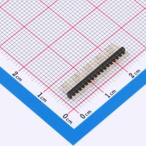 X1311WV-18J-C40D24 排针 1x18P 间距:1.27mm 方针 插件,P=1.27mm