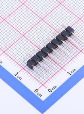 DZ254R-11-09-63 排针 间距:2.54mm 1x9P 直插 方针 插件,P=2.54m