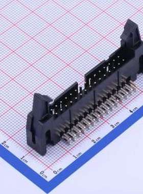 X9555WR-2x15A-PTV01 IDC刺破式连接器(牛角/简牛) PBT料,黑色,长