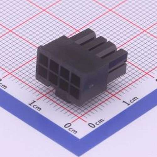 X3025HM-2x04-N2 胶壳(线对板/线对线) 2x4P 3mm P=3mm