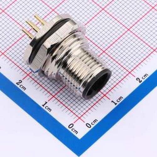 DS869MPS0131-5P 圆形(线缆)连接器 M12-5P A扣前锁插板公座开板P