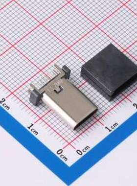 XUBF-0336-8137 USB连接器 USB C TYPE 16P母座 立式直插板H13.7M