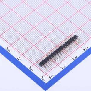 2mm 卧贴 C40D28 P=2mm SMD 方针 间距 1x16P 排针 16I X4611WRS